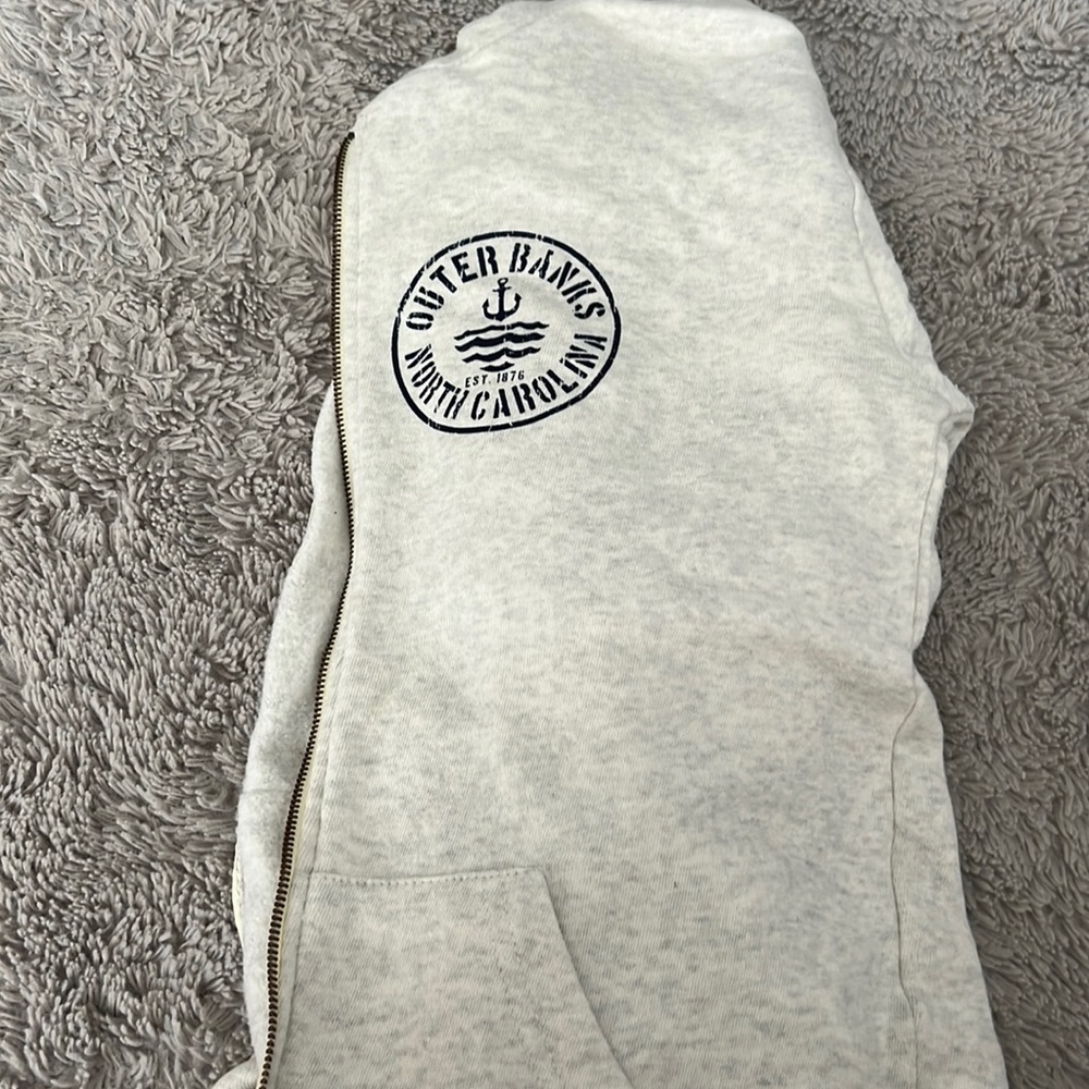 Outer banks zip up hoodie